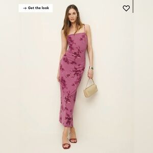 Reformation Elise Knit Dress (Hothouse Rose)